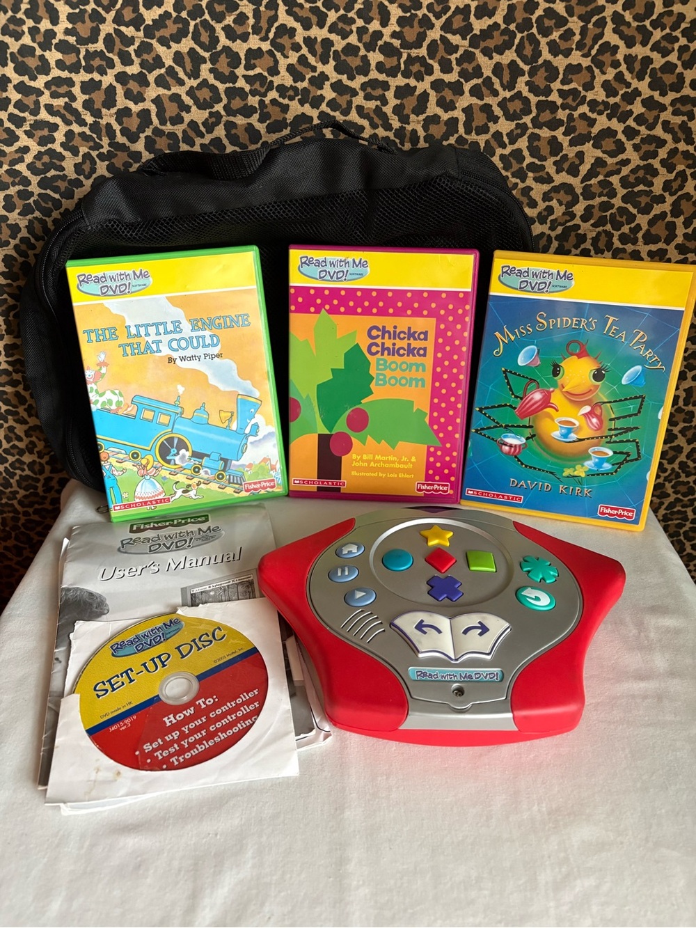 🦋B2G1🦋FISHER PRICE-Read With Me DVD Story Comprehension Vocabulary System Bundle